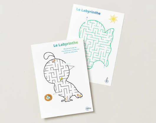 enfant dyspraxique labyrinthe chemin large contrôle crayon motricité