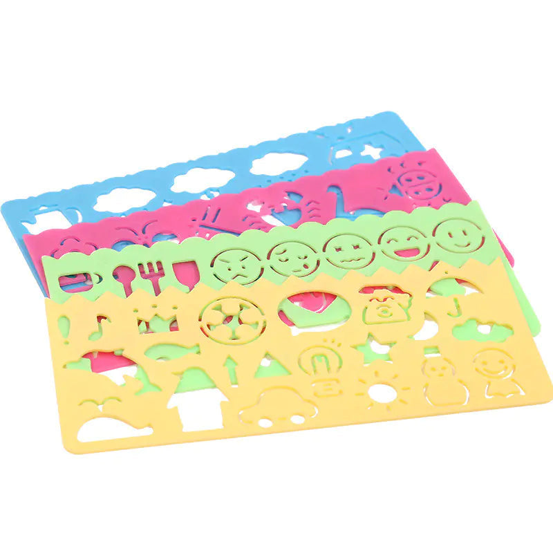 Règles de dessin colorées pour créativité enfant