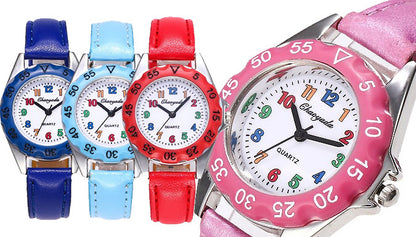 Montre pédagogique enfant : le cadran pour apprendre l'heure facilement
