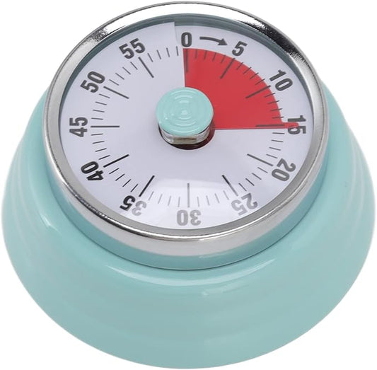 timer analogique mécanique cadran blanc rouge chiffres noirs TDAH Do'Dys