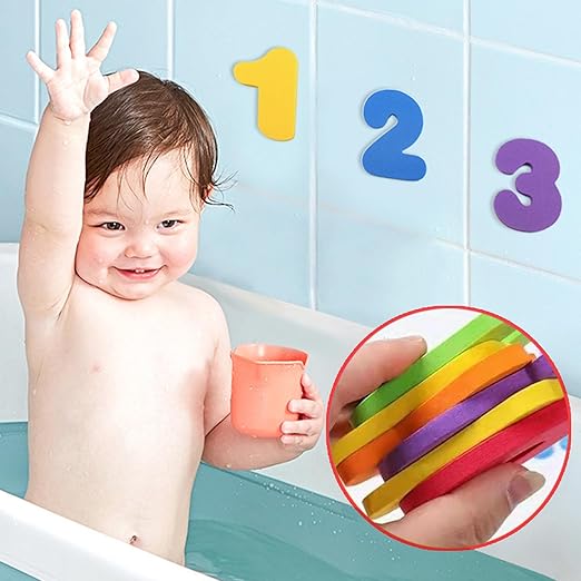 jeu bain éducatif lettres chiffres mousse EVA dyslexie TDAH