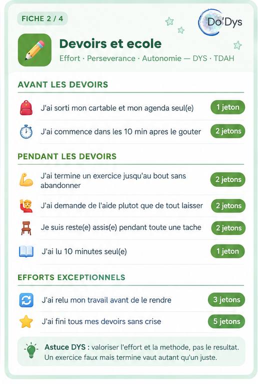 Pot à Récompense Bois DYS TDAH TSA 4 Coloris