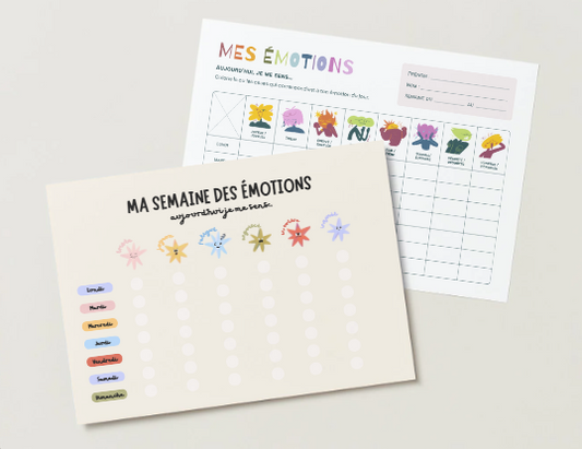 tracker émotions hebdomadaire monstres expressifs enfant atypique imprimable