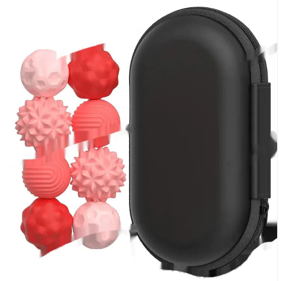 Jouet sensoriel à balle magnétique en silicone