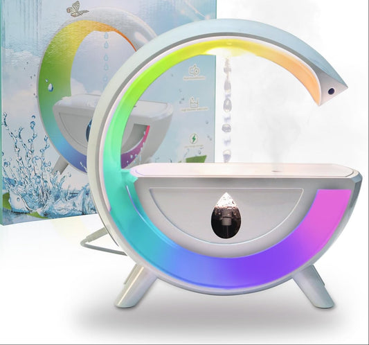 veilleuse LED 7 couleurs humidificateur brume anneau RGB blanc TSA TDAH Do'Dys
